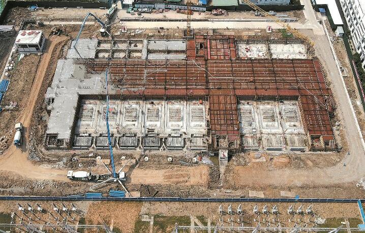 武漢500千伏江北城區變電站新建工程施工
