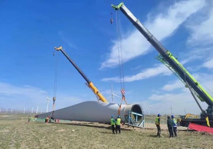 中鐵十四局首個風機移位安裝項目順利完成風機