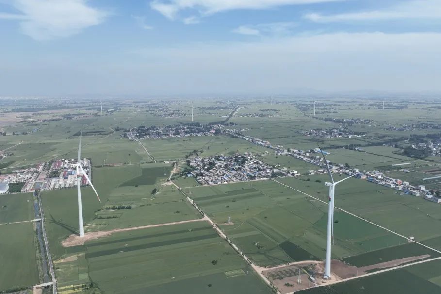 中國電力中平新能源寶豐100MW風電項目全容量