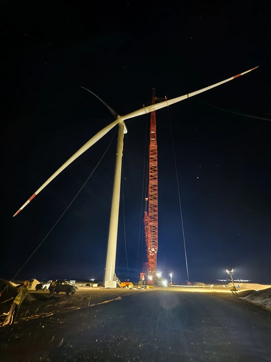 中石化起運公司沙特Neom風電項已完成17臺風機