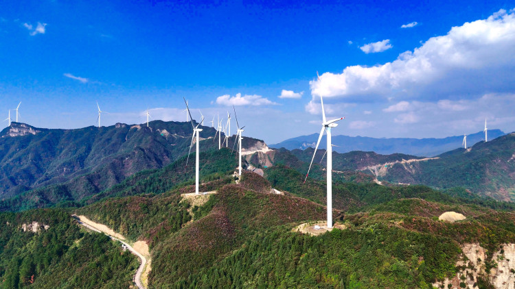 南川區最大風電項目并網投運 年發電量達1.6億