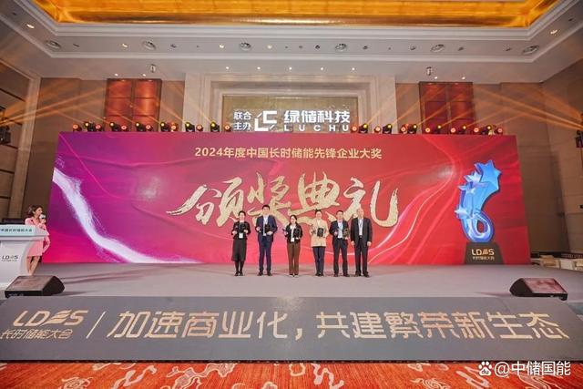 中儲國能獲“2024年度中國長時儲能先鋒企業大