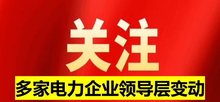 多家電力企業領導層變動